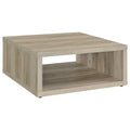 Frisco Square Engineered Wood Coffee Table Distressed Pine