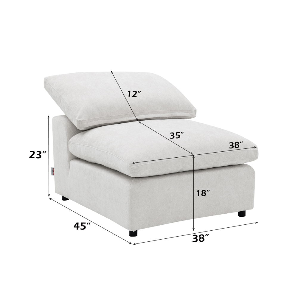 Naveen - Modular Armless Chair