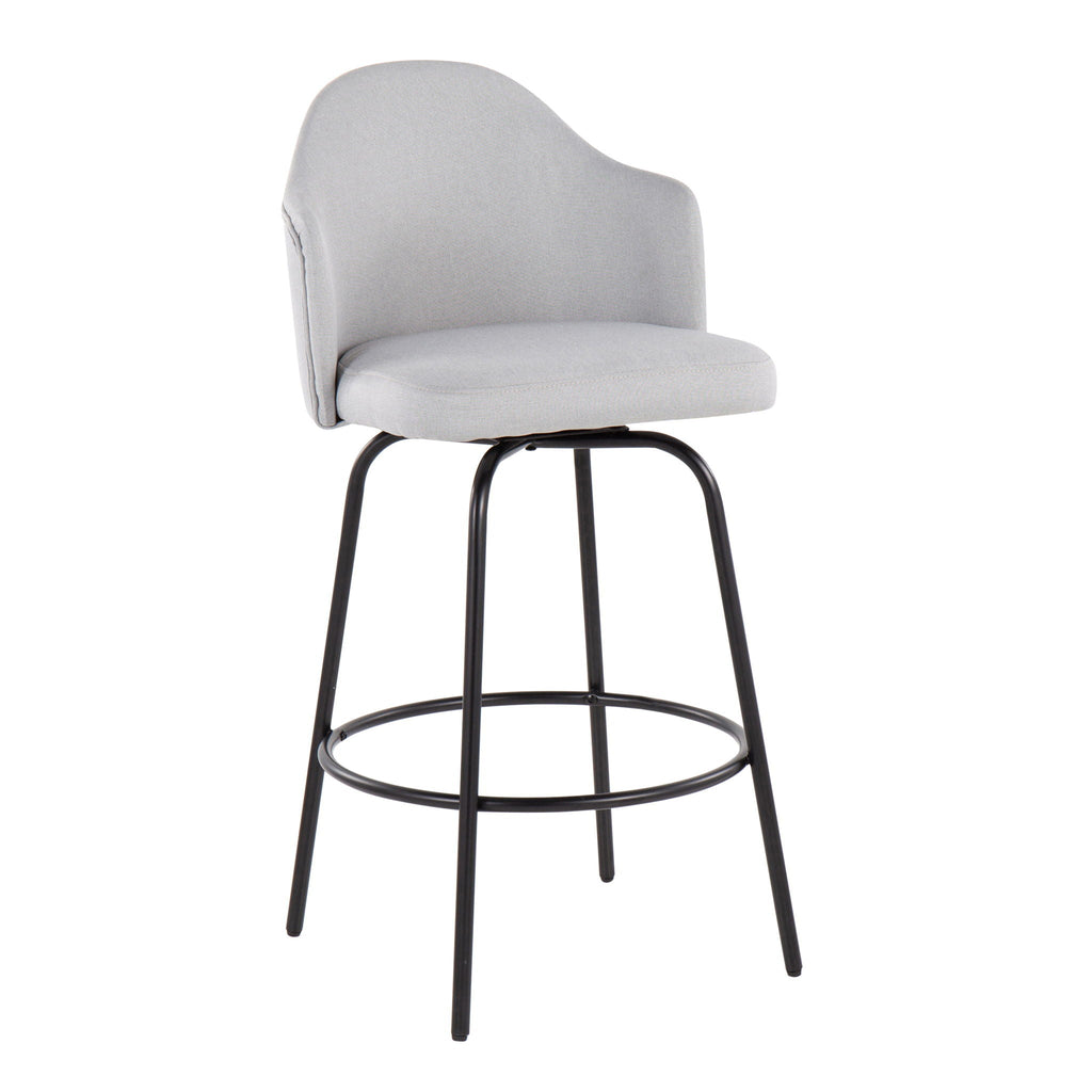 Ahoy - Contemporary Fixed Height Counter Stool (Set of 2)