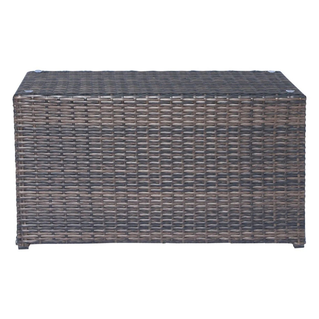 Comfortable Modern Patio Rattan Sectional Set With Cushions