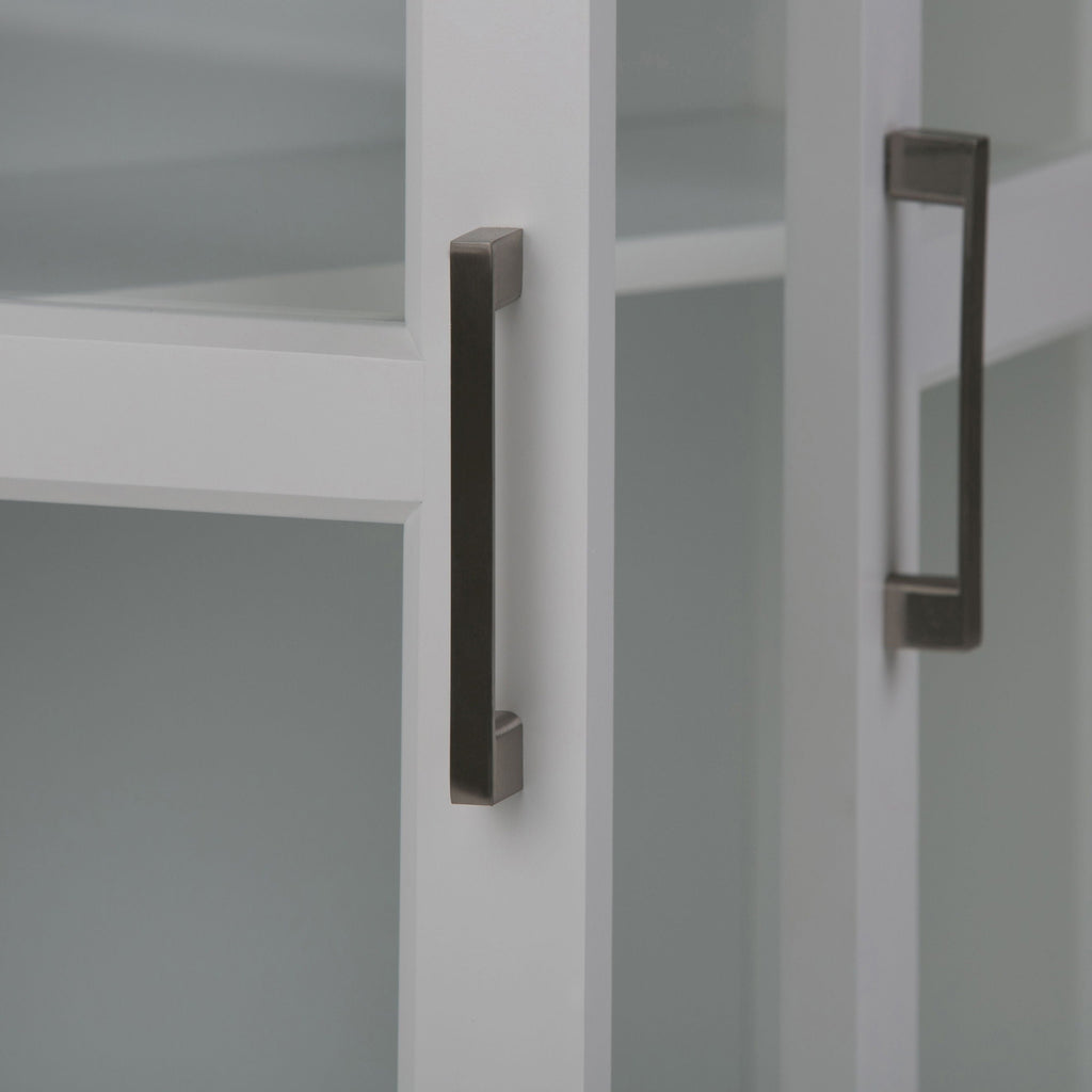Avington - 2 Door Wall Cabinet With Cubbies - Pure White