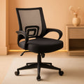 Ergonomic Mesh Office Chair Black Height Adjustable 2 Pack