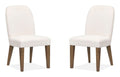 Westbourne - Upholstered Host Chair (Set of 2) - Dark Umber
