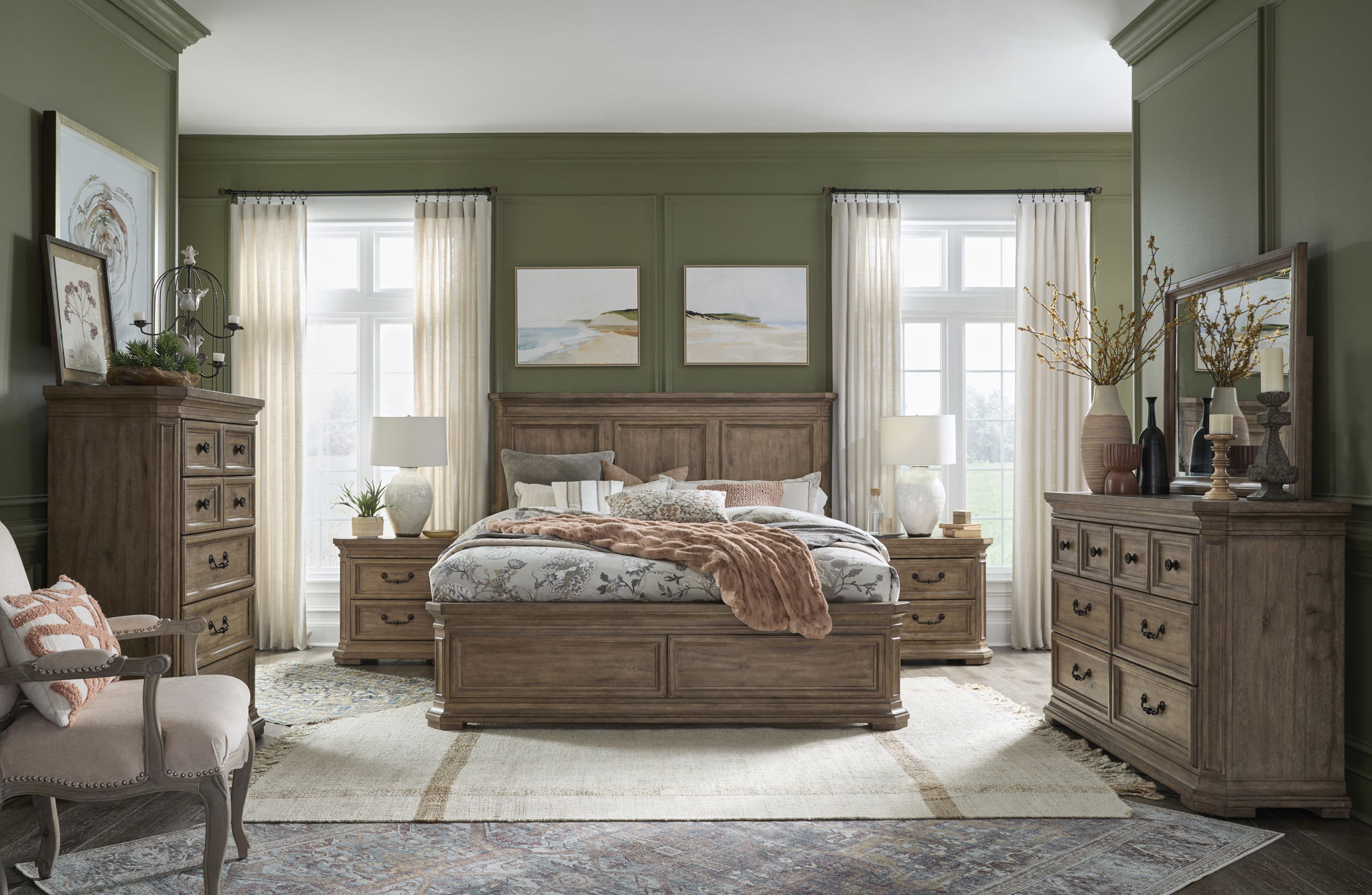Adler Court - Panel Bed