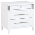 Gracemont 3-drawer Bedroom Nightstand Bedside Table White