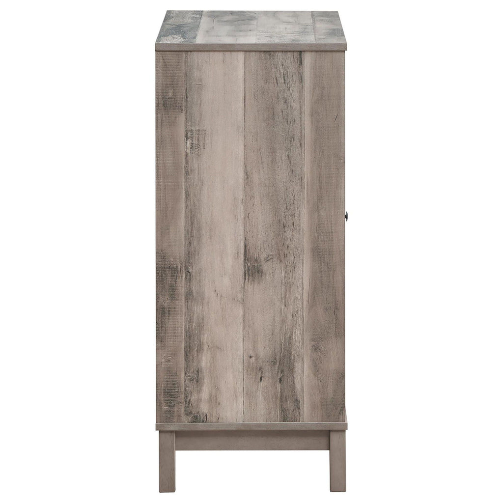Wine Cabinet With 2 Doors - Gray