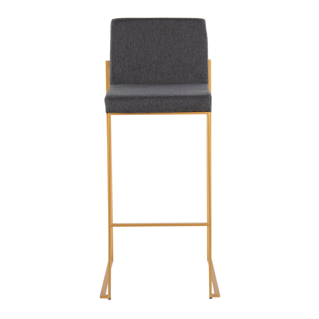 Fuji - Contemporary Design High Back Barstool