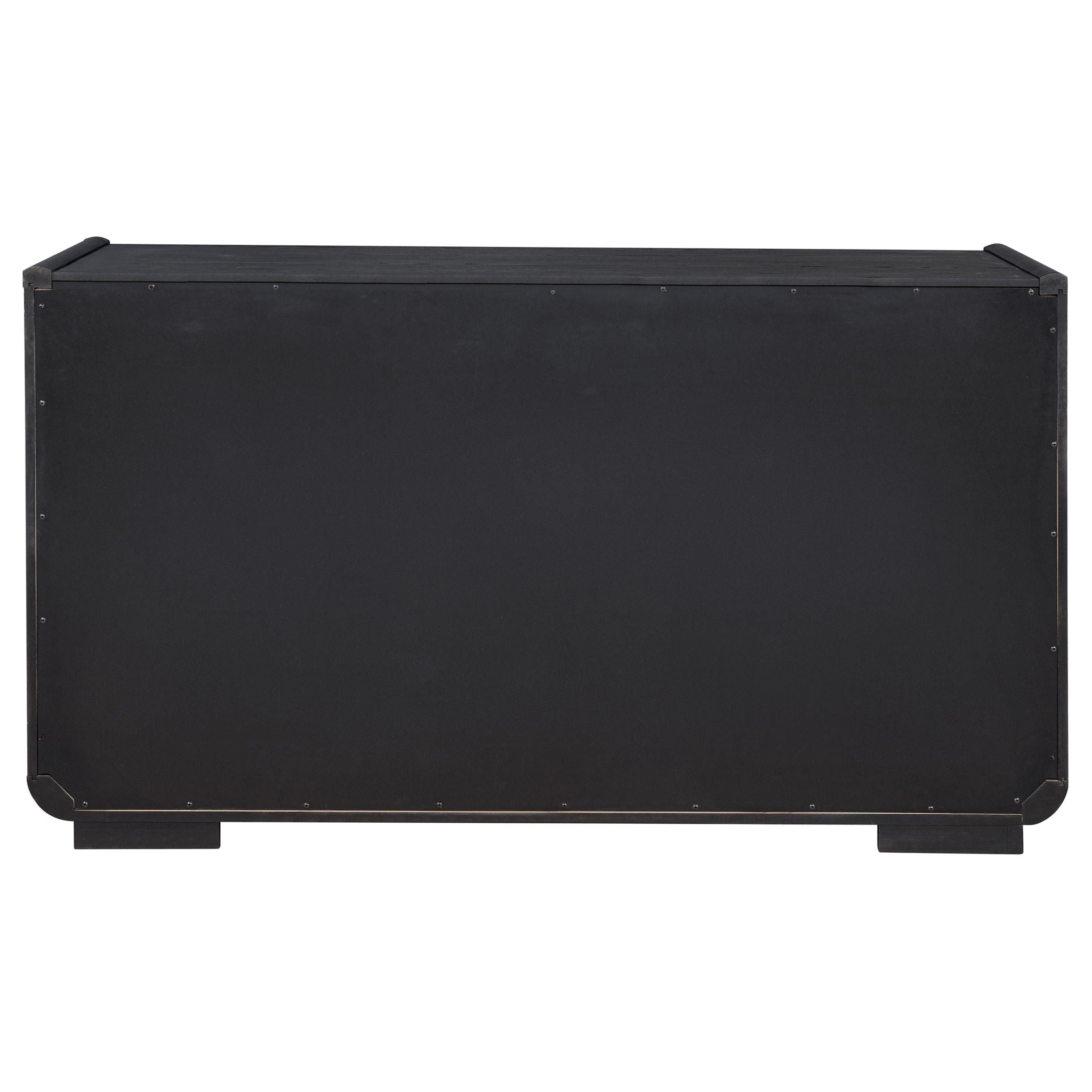 Leandro 2-drawer Dining Sideboard Server Burnished Black