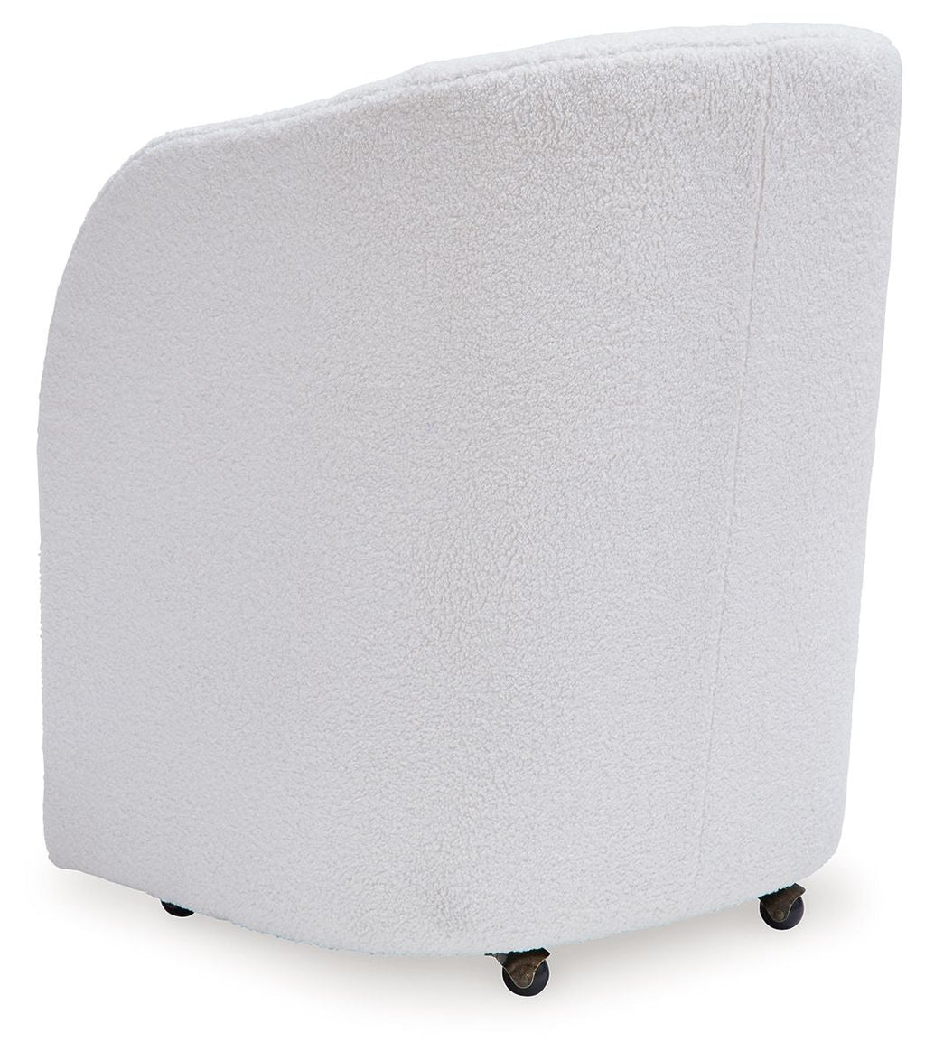 Rowanbeck - Dining Upholstered Arm Chair (Set of 2) - Ivory