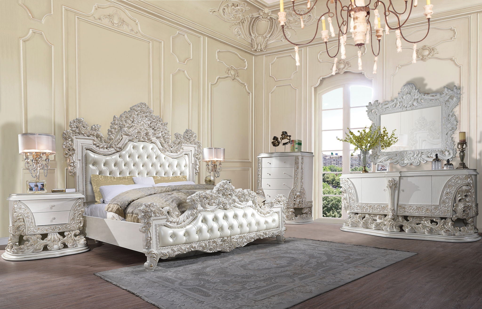 Adara - Nightstand - Antique White