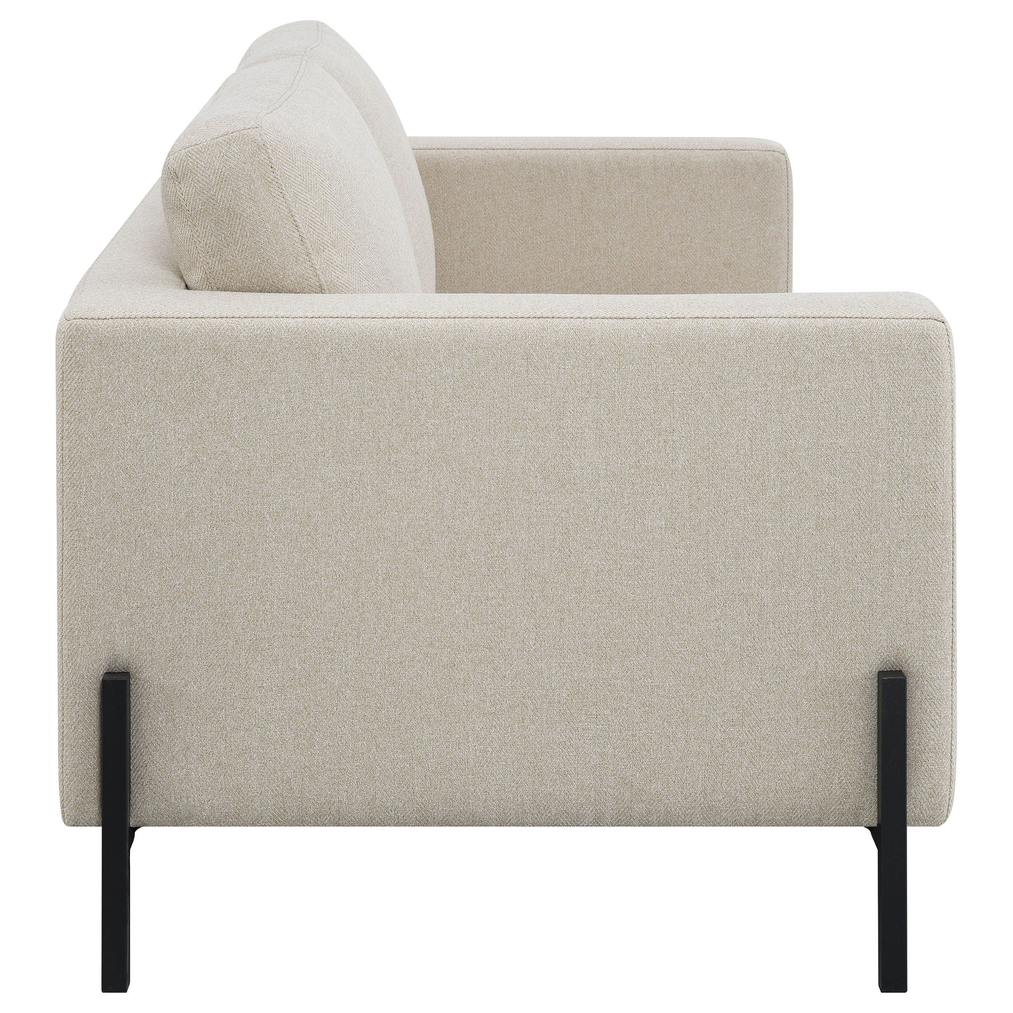 Dulcie - Loose Back Loveseat - Oatmeal