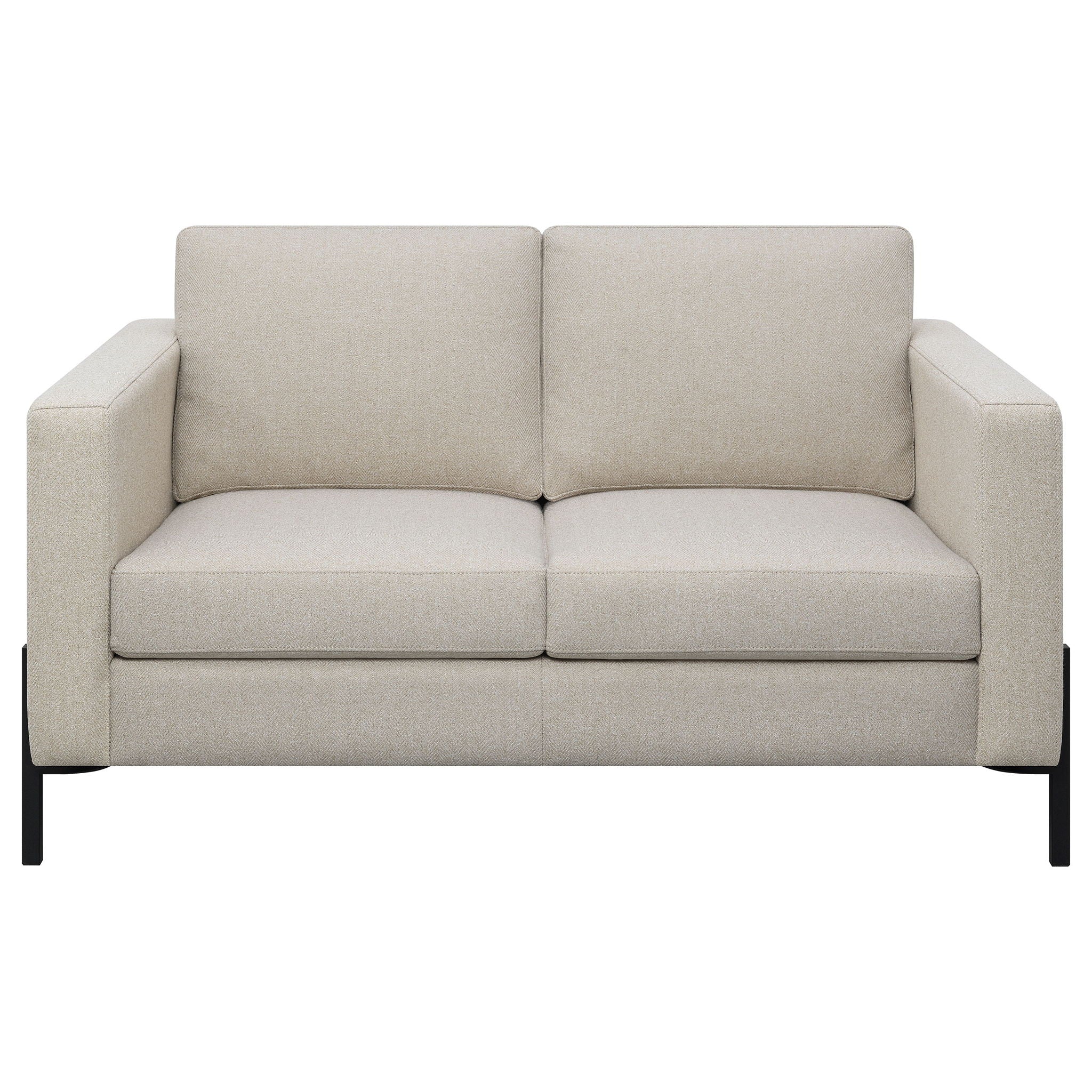 Dulcie - Loose Back Loveseat - Oatmeal