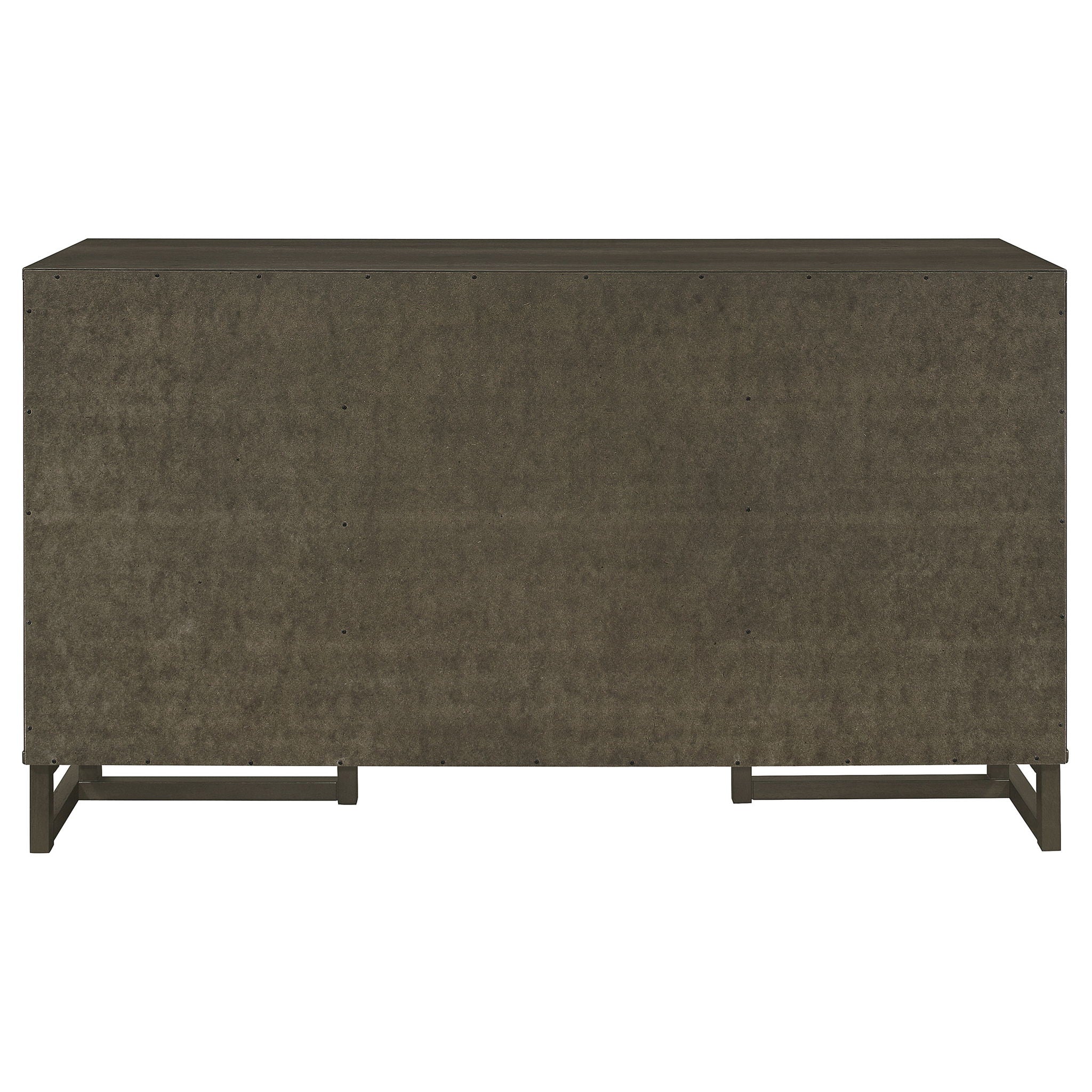 Glenmoor - 3 Drawer Server With 2 Cabinets - Dark Gray