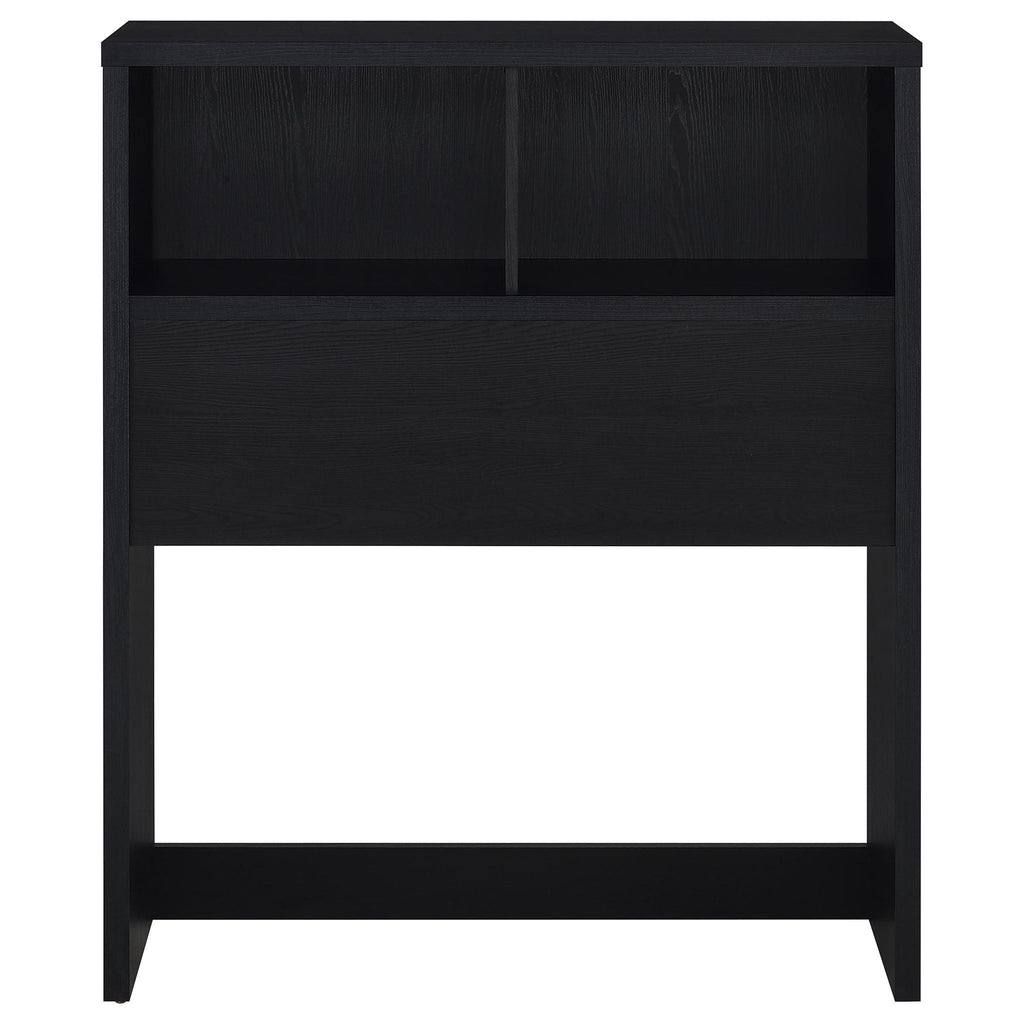 Westpark 49-inch Twin Bookcase Headboard Black
