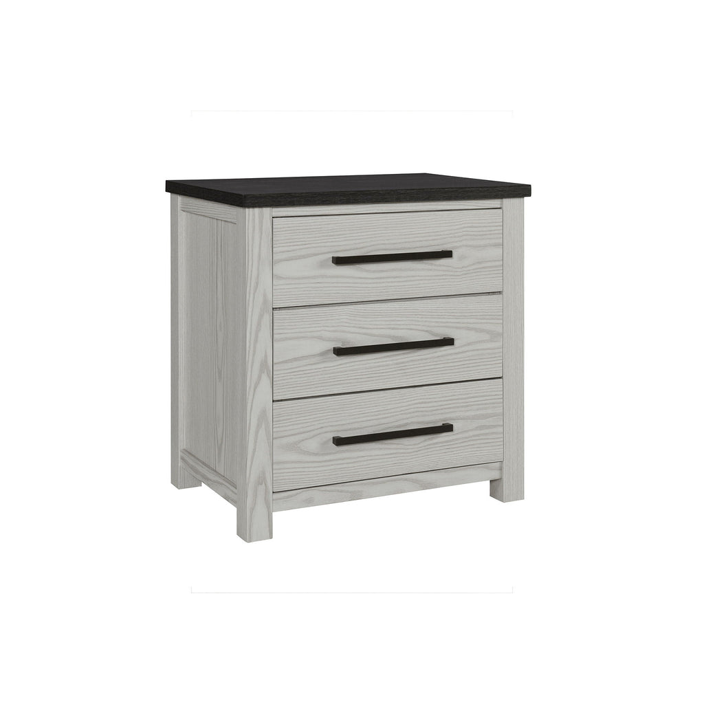Avery - King Bedroom Set With Bookcase Headboard, Low Profile Bed, Spacious Drawers - Beige