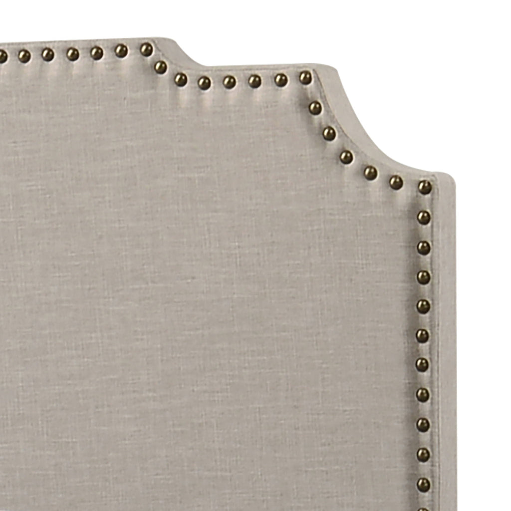 Tamarac Upholstered Queen Panel Bed Beige
