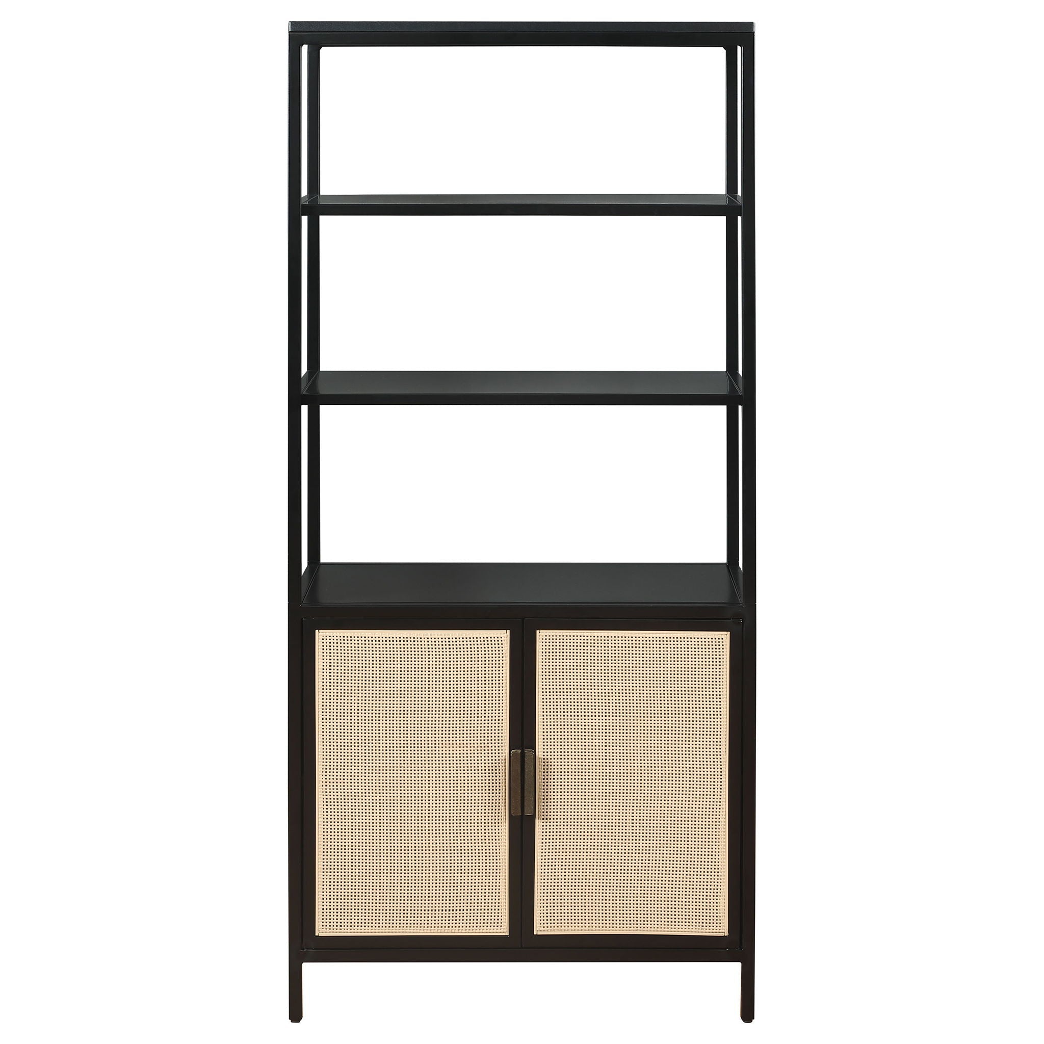 Kenneth - 3 Shelf Radio Weave Accent Cabinet