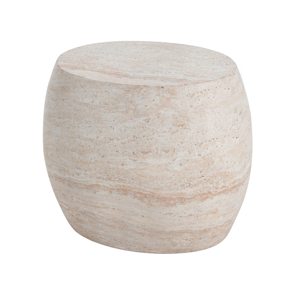 Outdoor Oval Shaped Side Table
