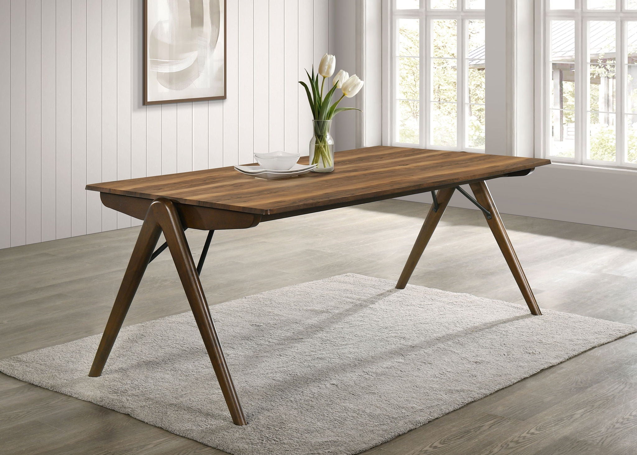 Randolph 79-inch Rectangular Dining Table Sheesham and Brown