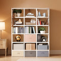 18 Cube Black Bookcase Storage Organizer Tall Metal