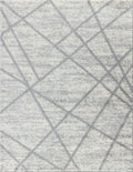 Loft Shag - 7'10" X 9'10" Polypropylene, Shaggy Area Rug - Gray