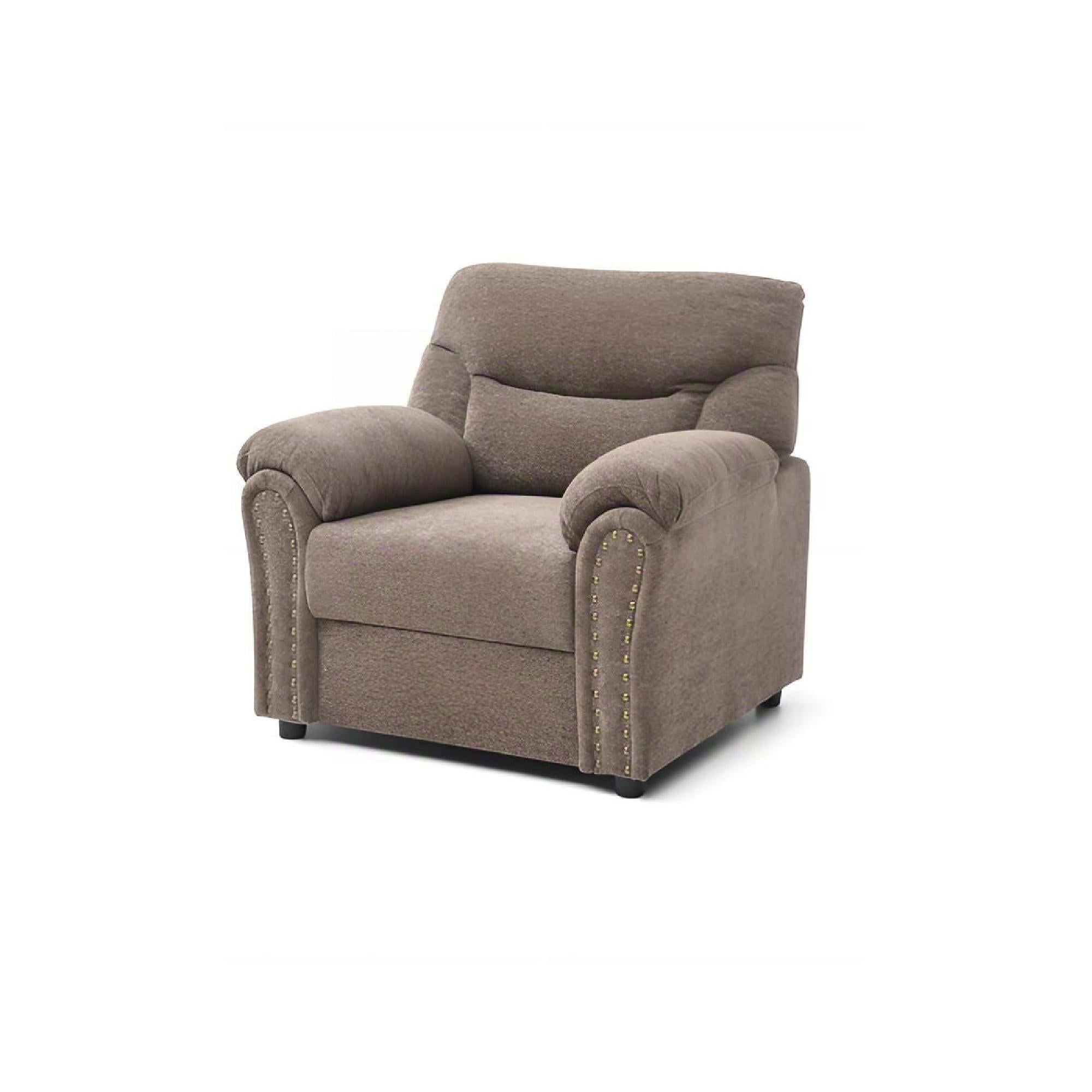 Hamilton - Chair With Hand Applied Nailhead Trim And Pillow Top Arm Cushions