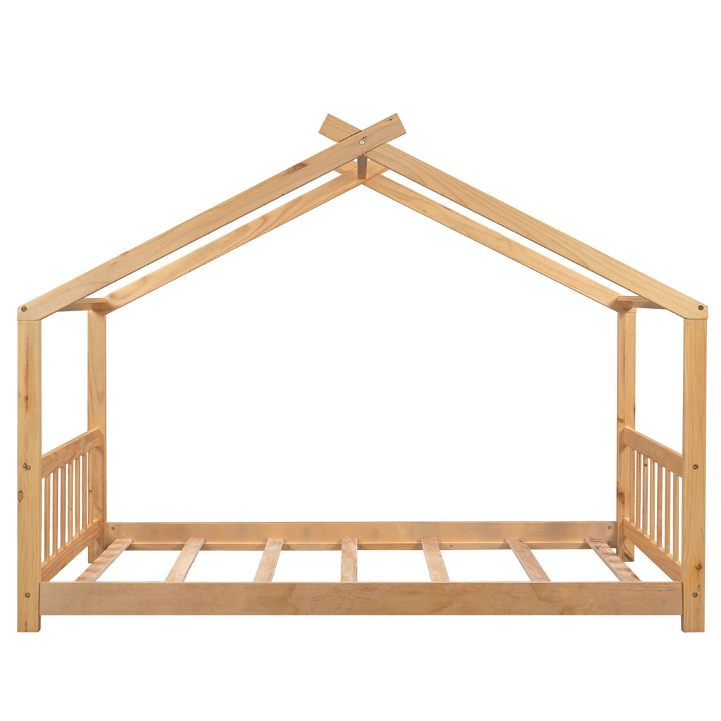 House Platform Bed With Headboard And Footboard, Roof Design