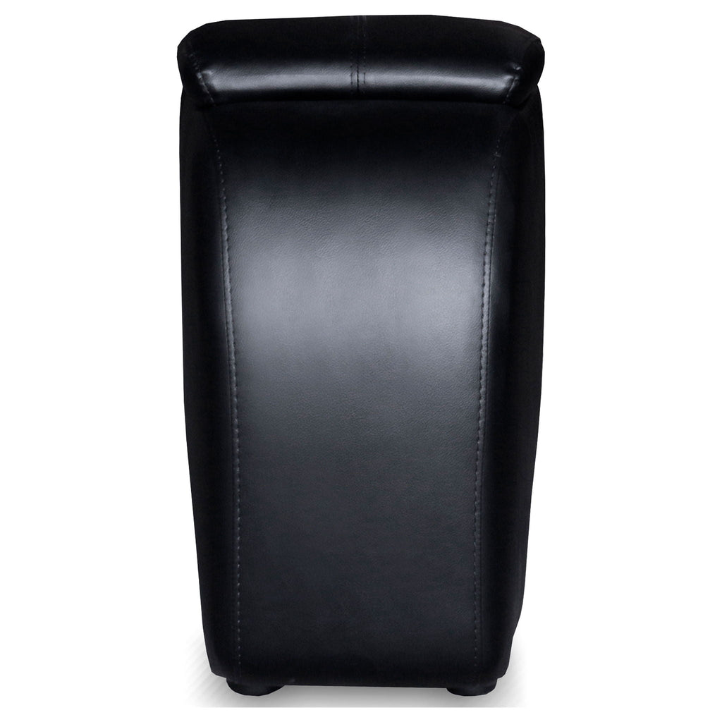 Franky - 7 Piece Seater Home Theater Set, Reclining Chairs & Storage Consoles - Black