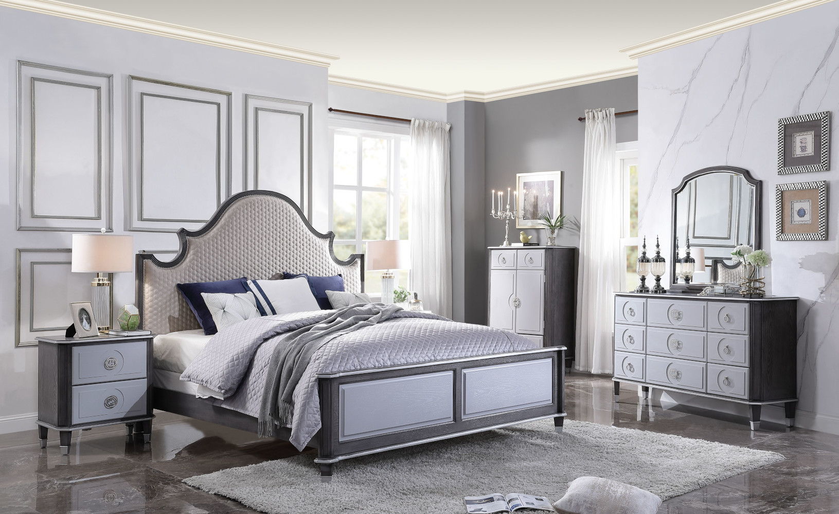 House Beatrice - Mirror - Charcoal