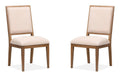 Marcel - Upholstered Side Chair (Set of 2) - Harvest Brown