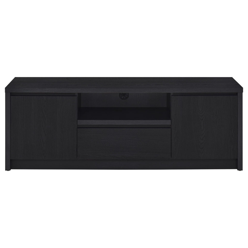 Winfield 60-inch 2-door TV Stand Media Console Black