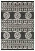 Sunshine - 5'3" X 7'3" Indoor, Outdoor Area Rug Polypropylene - Anthracite