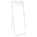 Windrose 28 x 67 Inch Tempered LED Standing Mirror White