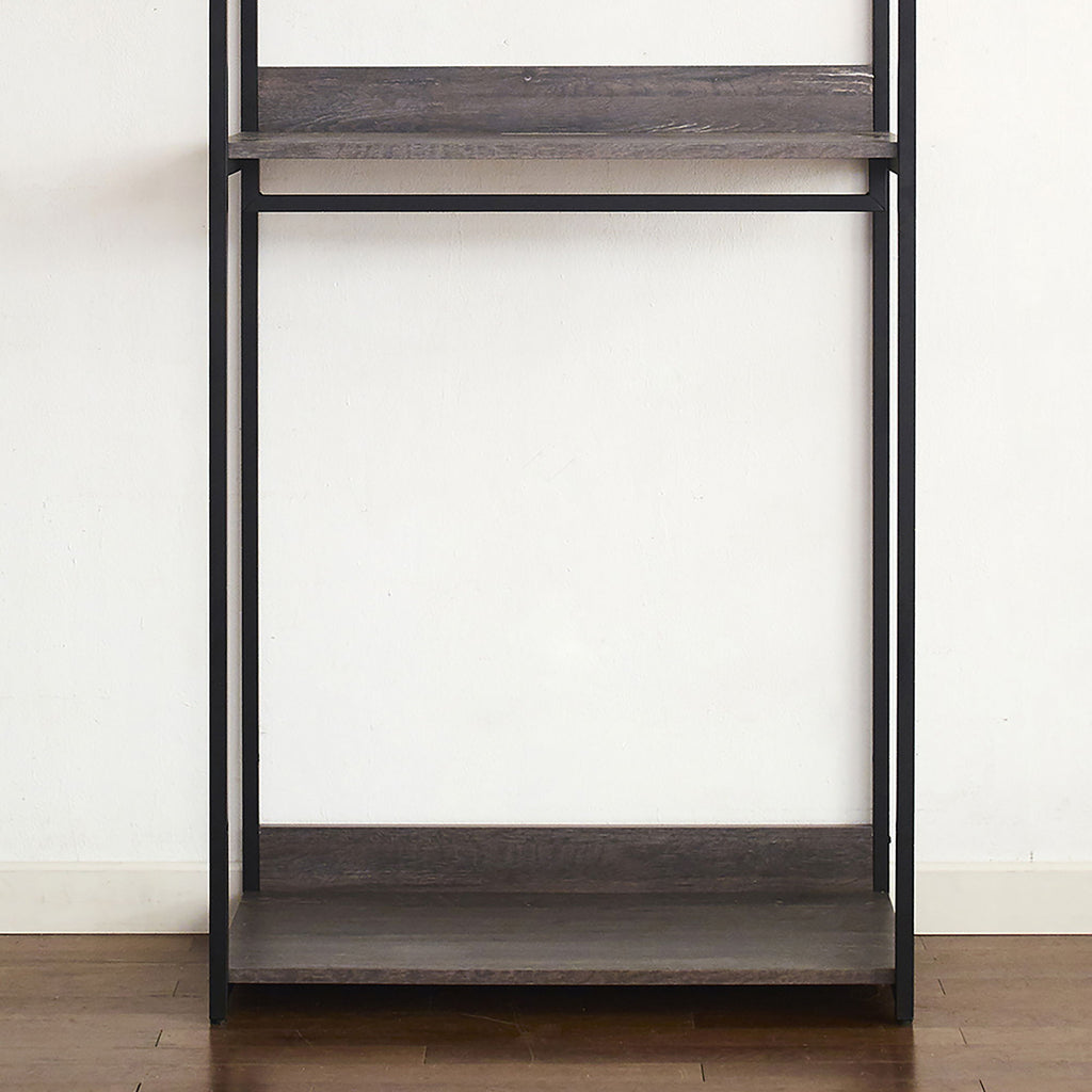 Monica - Farmhouse Industrial Wood Walk In Closet