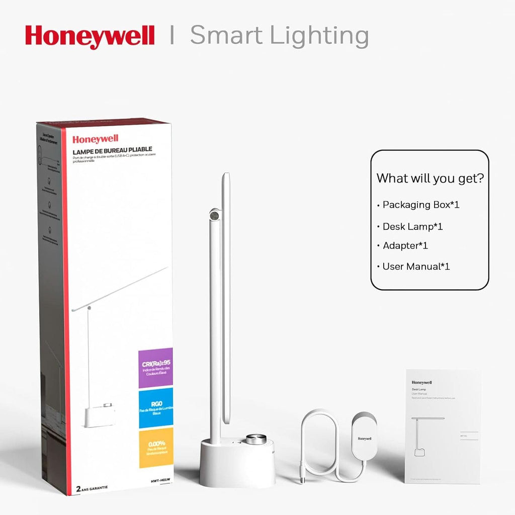 LED Desk Lamp With USB Ports And Dimmable Eye Caring