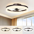 Smart Bladeless Ceiling Fan With Remote And LED Lights