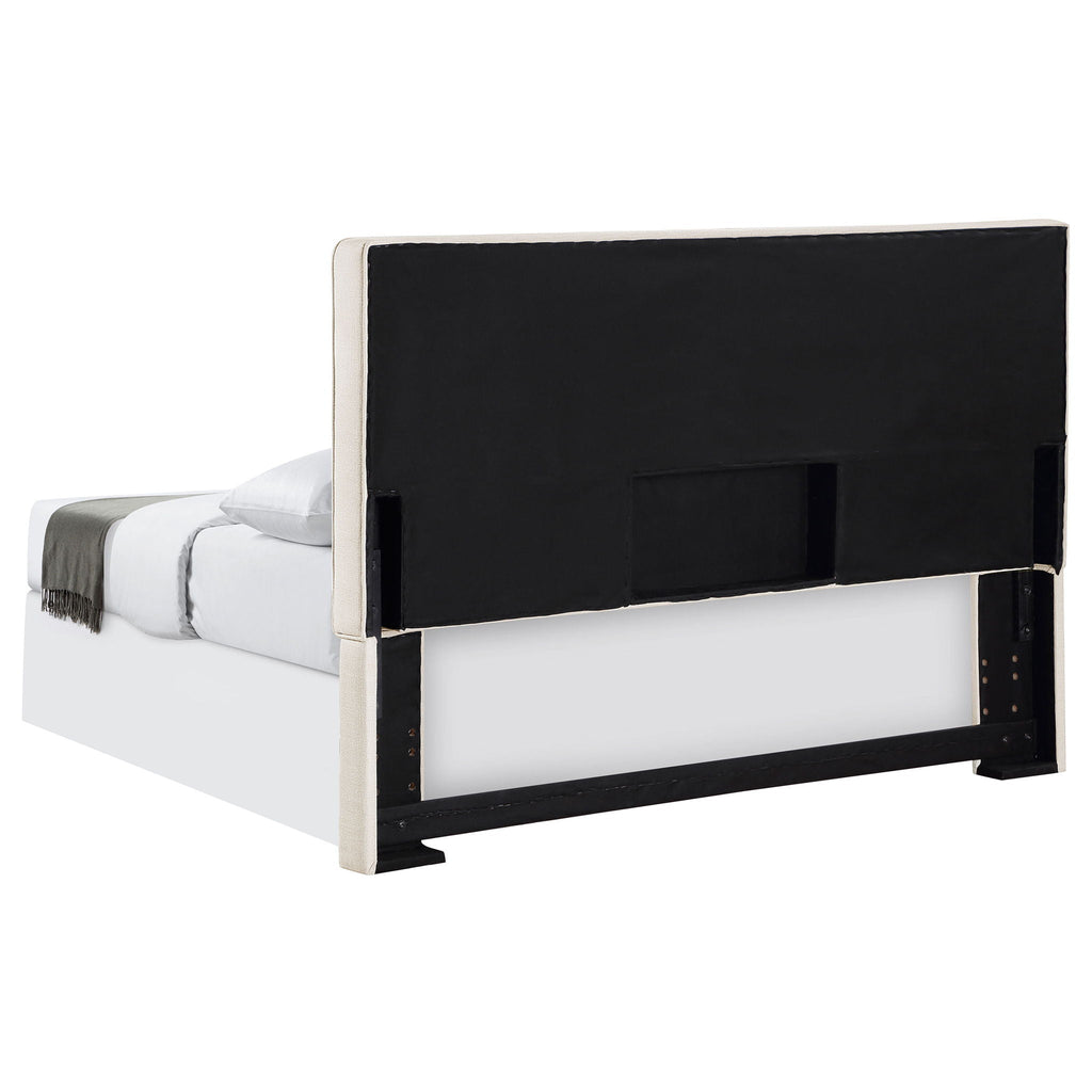 Kosmo Upholstered Queen or Full Panel Headboard Sand