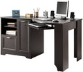 Spacious Corner Computer Desk with Storage and Organization