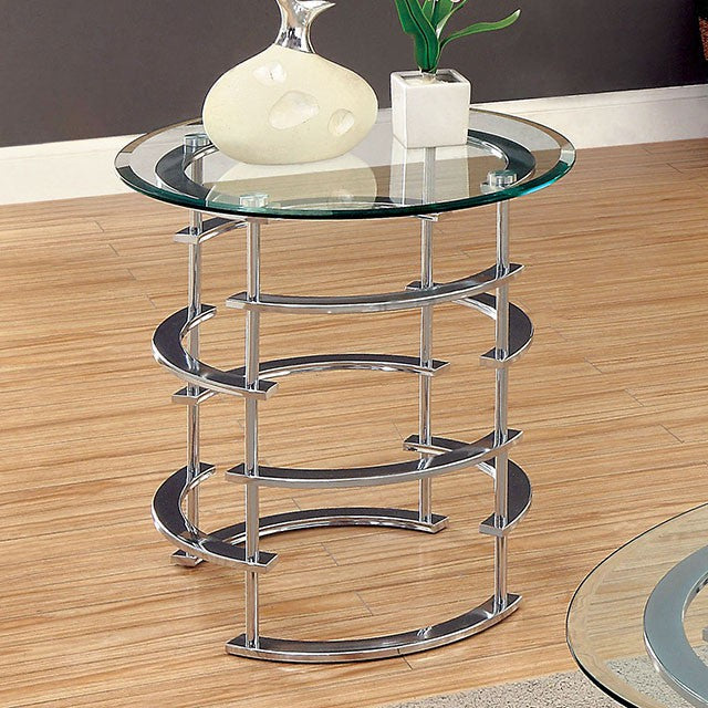 Clonmel - End Table, Chrome