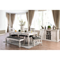 Georgia - 6 Pc Dining Table Set w/ Bench