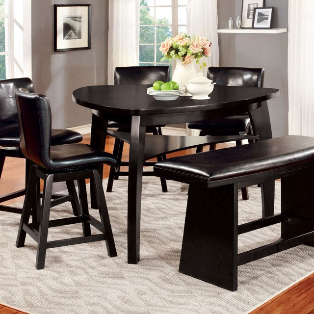 Hurley - 6 Pc Counter Ht Table Set w/ Bench