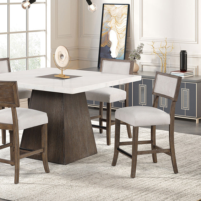 Grasten - 7 Pc Counter Ht Table Set