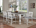 Calabria - 7 Pc Counter Ht Table Set