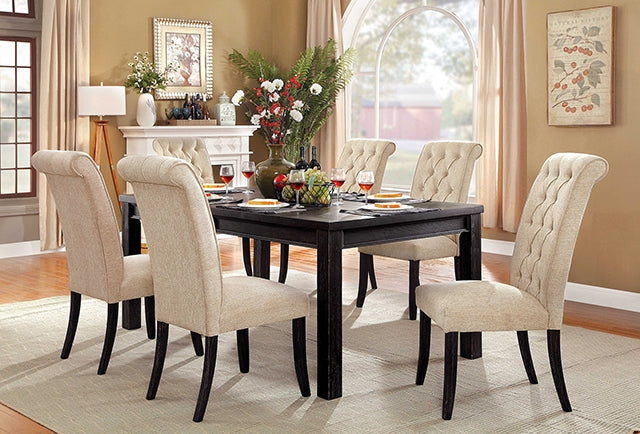 Sania - 7 Pc Dining Table Set